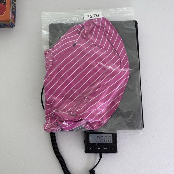 Ralph Lauren RLX Polo Shirt Mens M Pink Striped Golf Performance Athletic Active - Picture 7 of 7